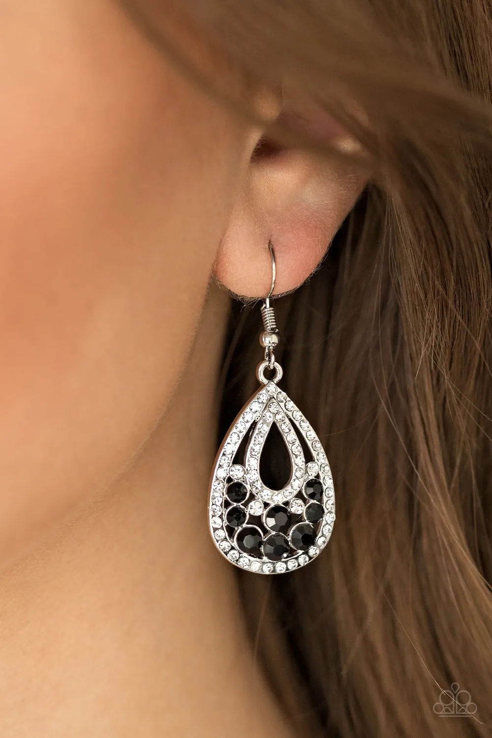 ** Sparkling Stardom - Black - Paparazzi Accessories