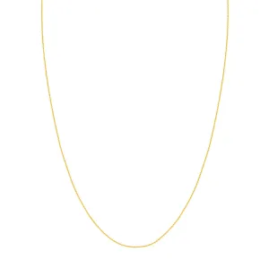 0.85mm D/C Square Wheat Chain with Lobster Lock