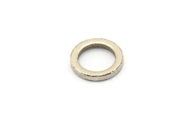 10mm Circle Connectors - 12 Antique Silver Plated Brass Circle Connectors (10x1.5mm) N0438