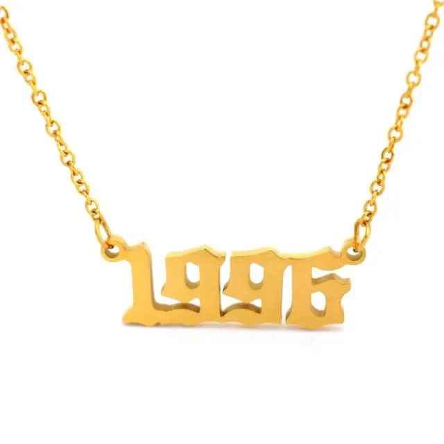 111 222 333 444 555 777 888 999 666 Devil Necklace Stainless Steel Angel Number Necklaces Pendant Charms Minimalist Jewelry