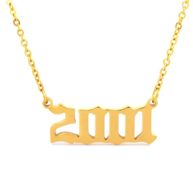 111 222 333 444 555 777 888 999 666 Devil Necklace Stainless Steel Angel Number Necklaces Pendant Charms Minimalist Jewelry