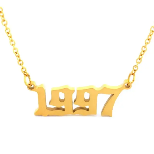 111 222 333 444 555 777 888 999 666 Devil Necklace Stainless Steel Angel Number Necklaces Pendant Charms Minimalist Jewelry