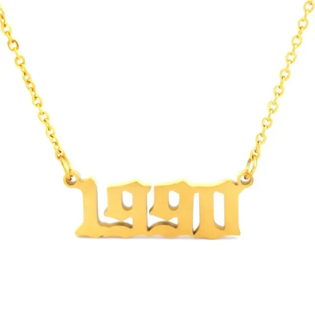 111 222 333 444 555 777 888 999 666 Devil Necklace Stainless Steel Angel Number Necklaces Pendant Charms Minimalist Jewelry