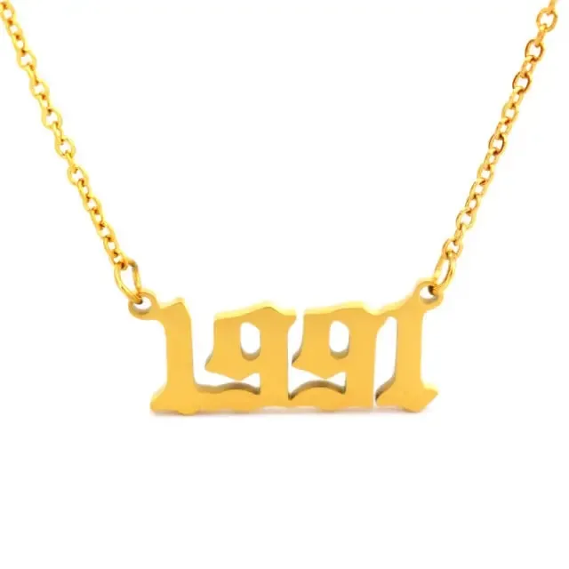 111 222 333 444 555 777 888 999 666 Devil Necklace Stainless Steel Angel Number Necklaces Pendant Charms Minimalist Jewelry
