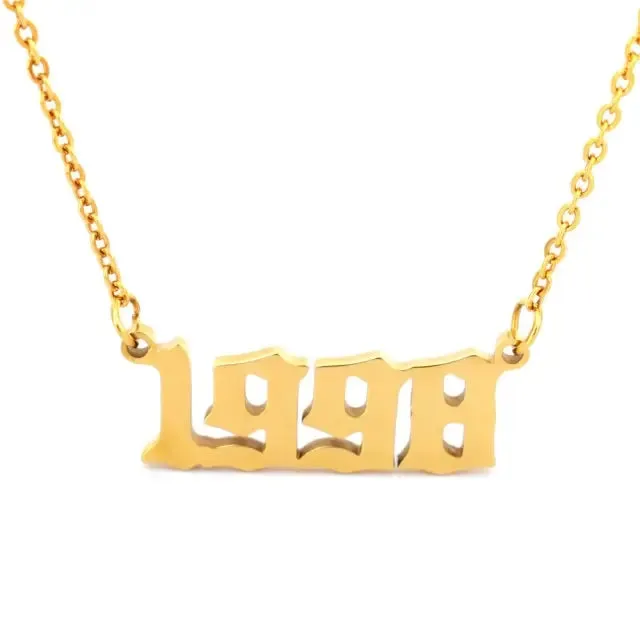 111 222 333 444 555 777 888 999 666 Devil Necklace Stainless Steel Angel Number Necklaces Pendant Charms Minimalist Jewelry