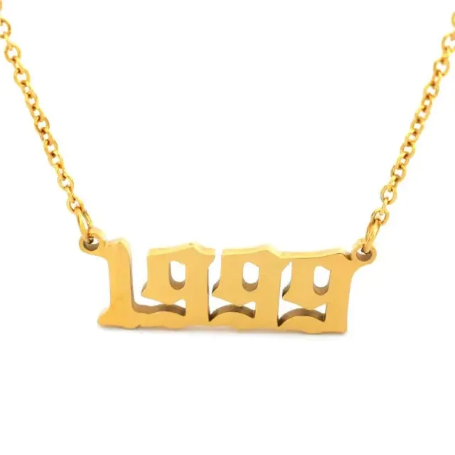 111 222 333 444 555 777 888 999 666 Devil Necklace Stainless Steel Angel Number Necklaces Pendant Charms Minimalist Jewelry