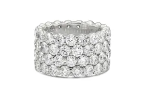 11.40 Carat Diamond Wide Band