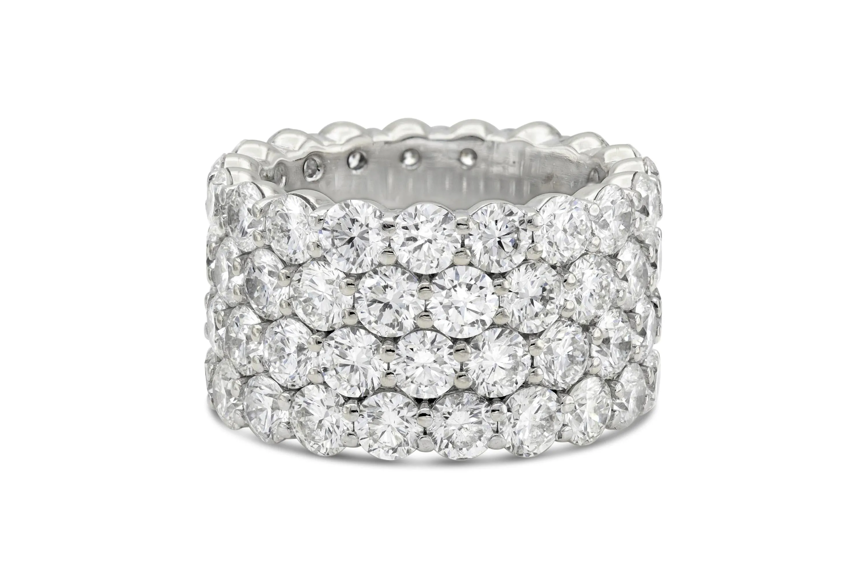 11.40 Carat Diamond Wide Band
