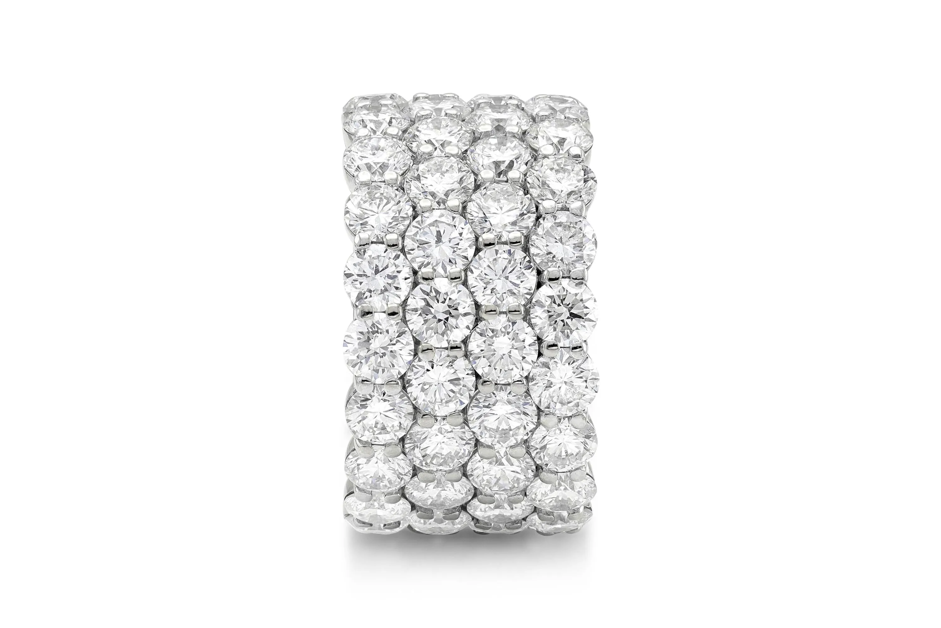 11.40 Carat Diamond Wide Band