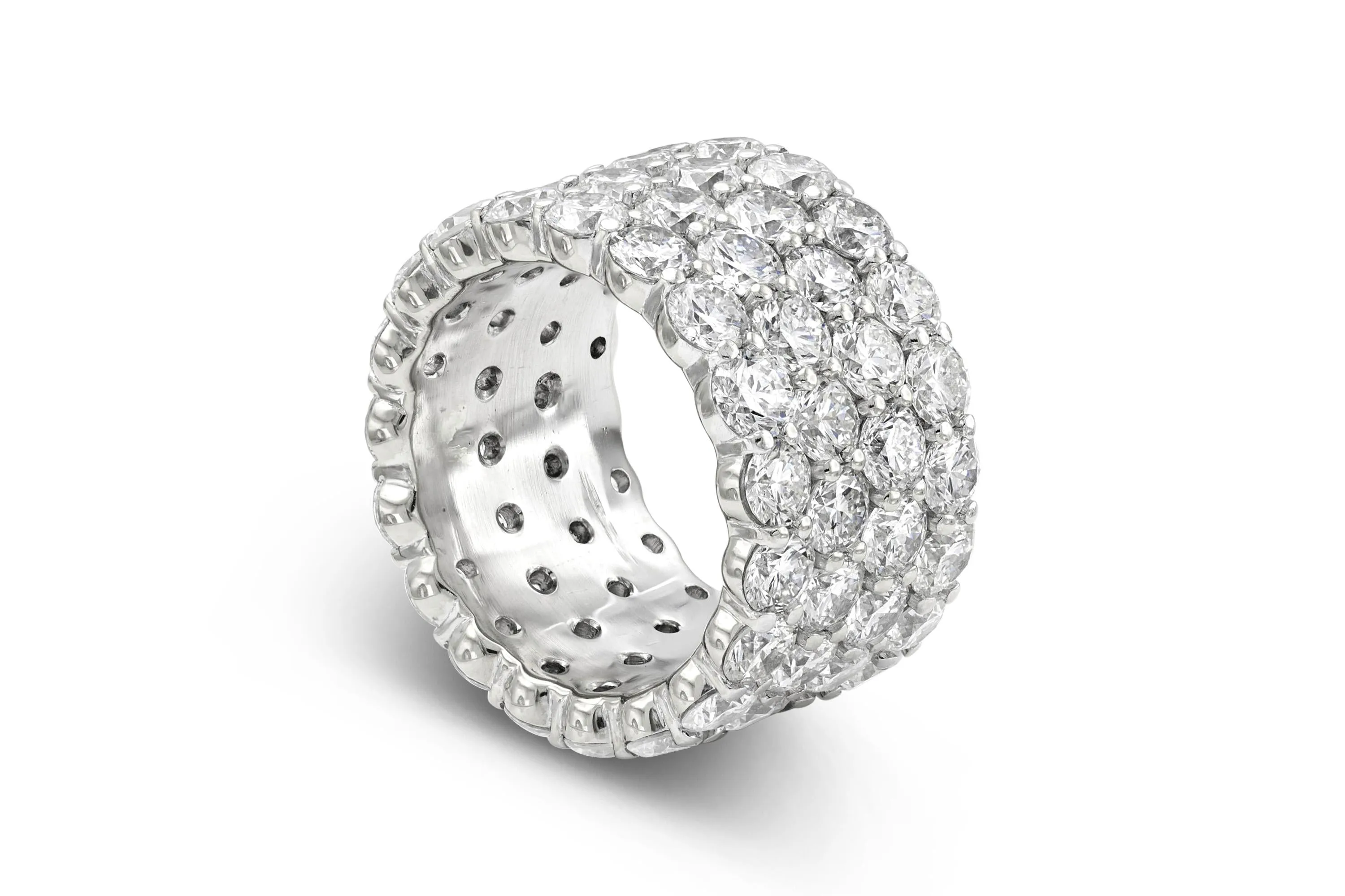 11.40 Carat Diamond Wide Band