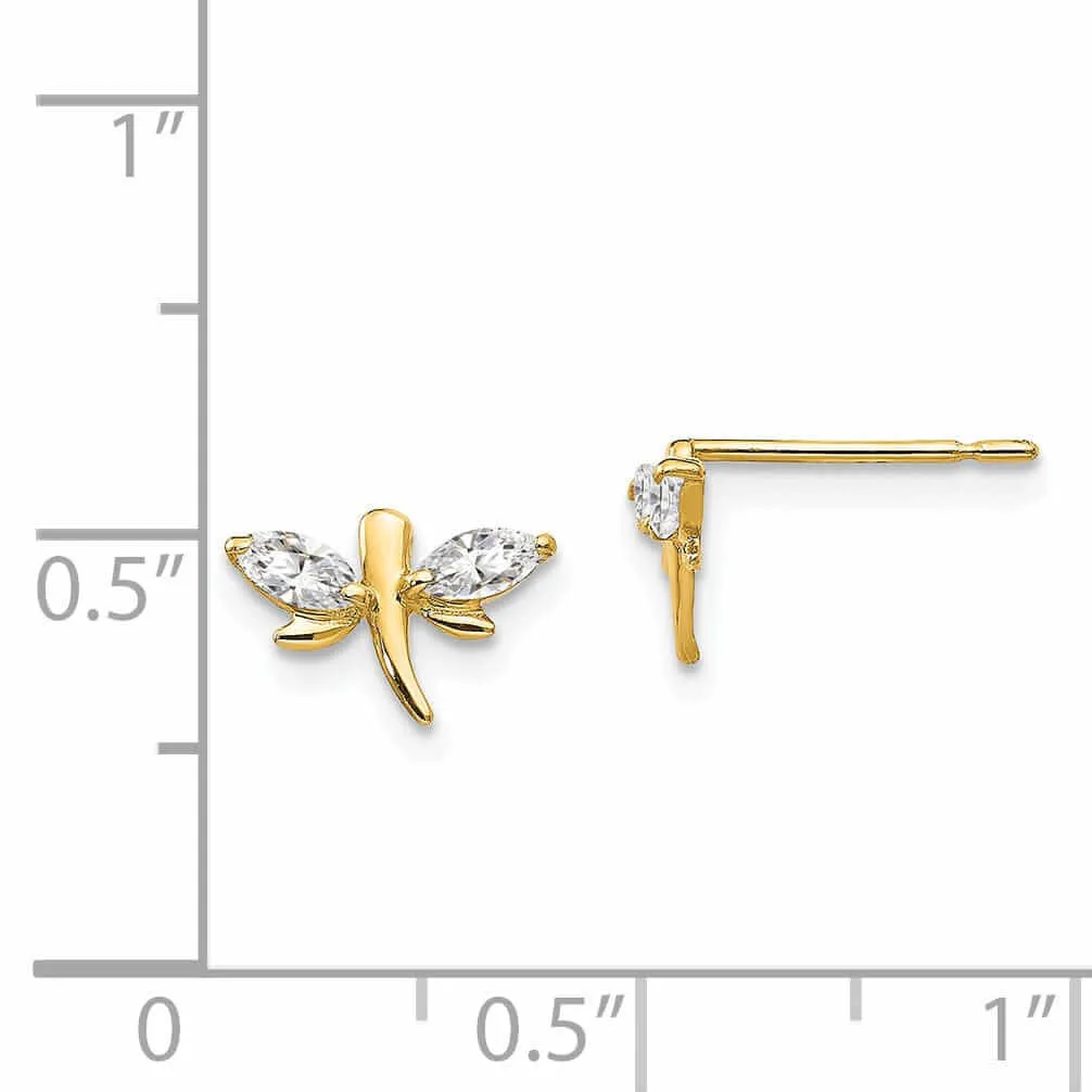 14k Madi K Dragonfly Post Earrings