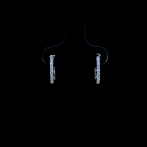 163185 - .08 ctw diamond hoops
