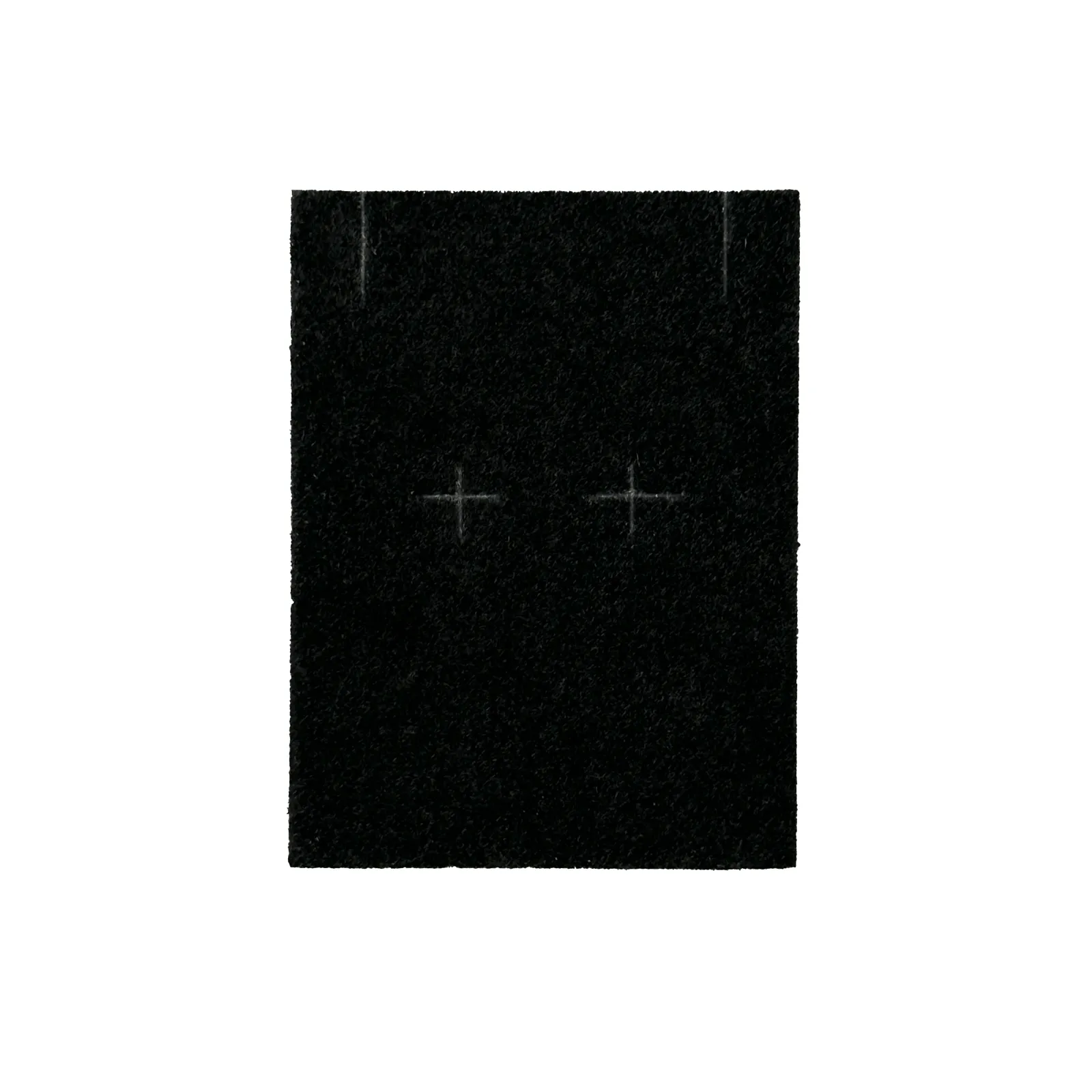 2 1/8" x 1 5/8" Kraft Paper Earring Box with Black Foam Insert