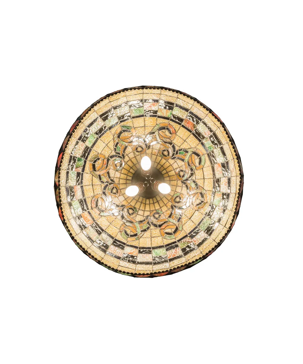 23"W Tiffany Edwardian Pendant.605