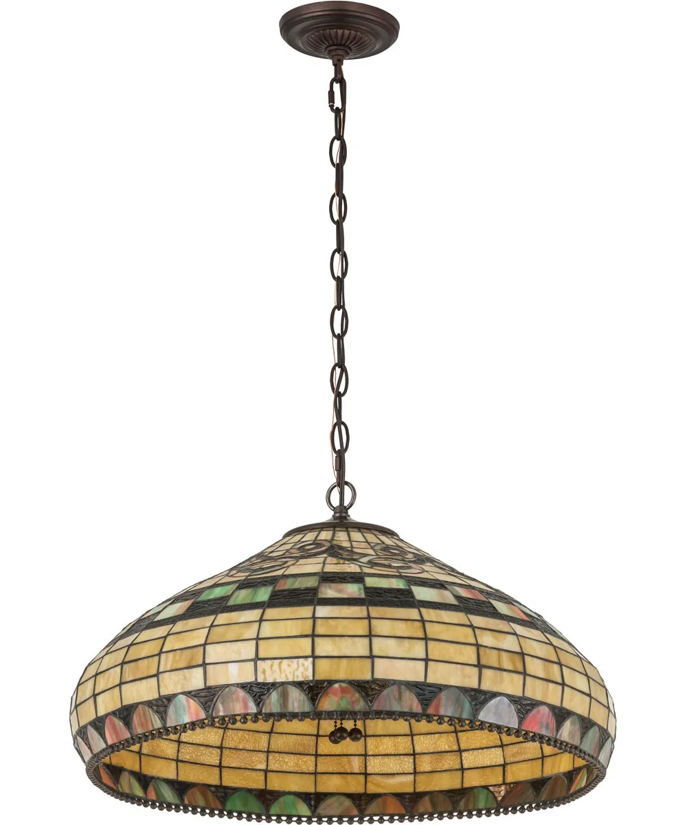 23"W Tiffany Edwardian Pendant.605