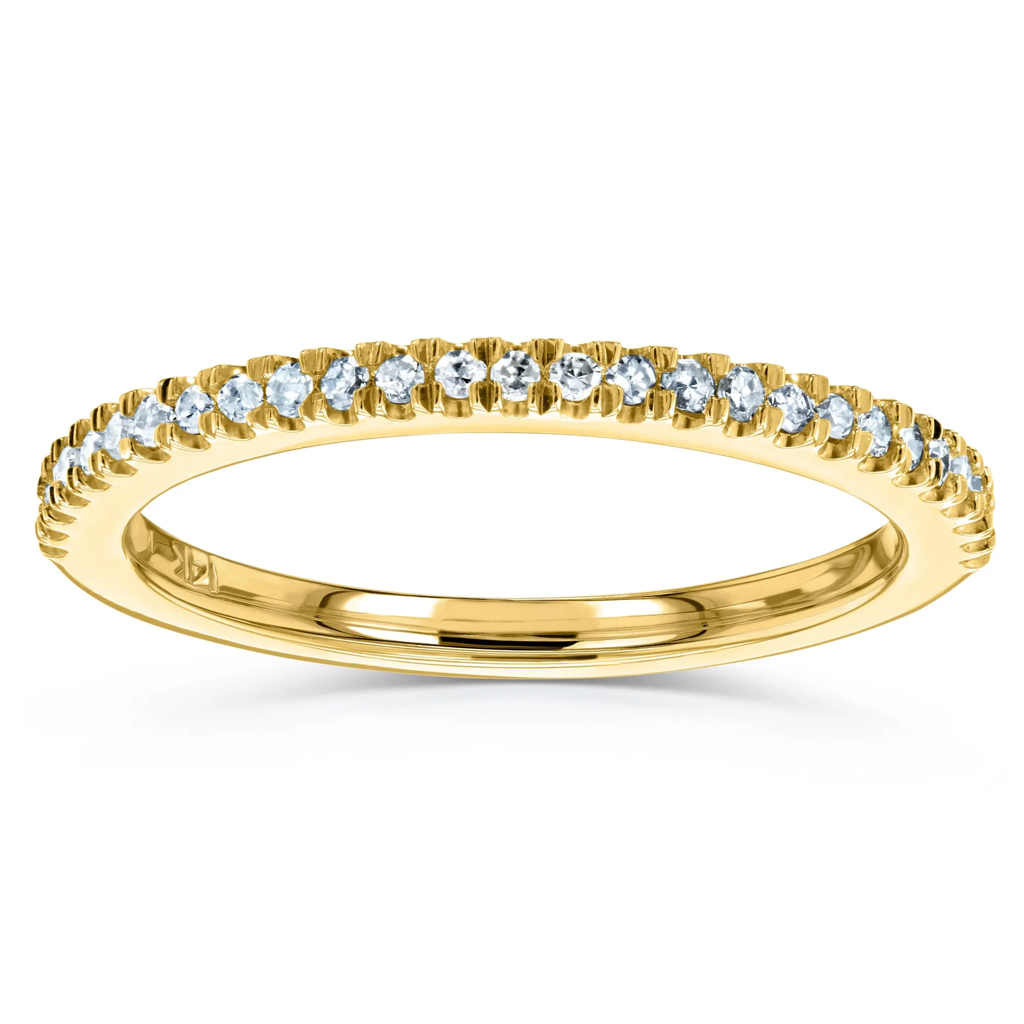 2.4ct Capri Round 3pc Yellow Bridal Set