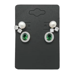 2" x 3" Black Paper Earring Cards