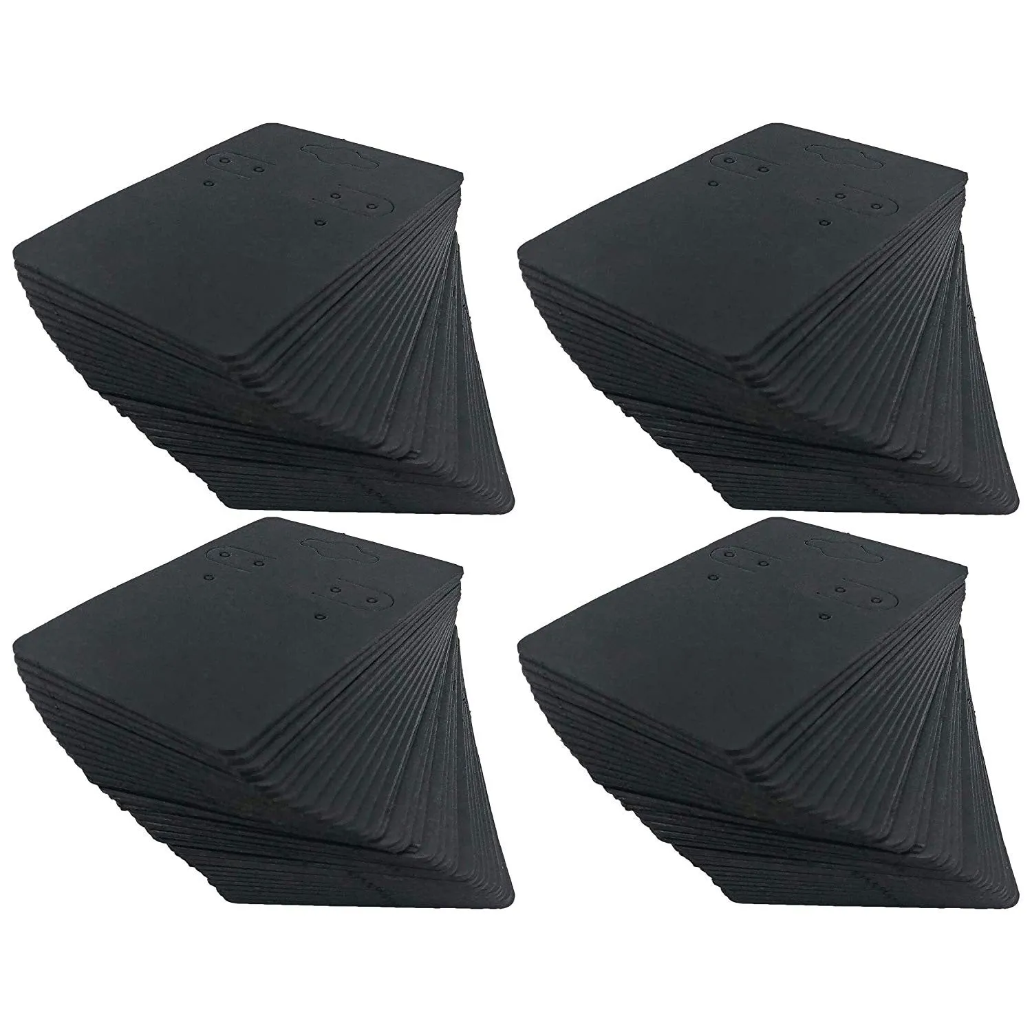 2" x 3" Black Paper Earring Cards