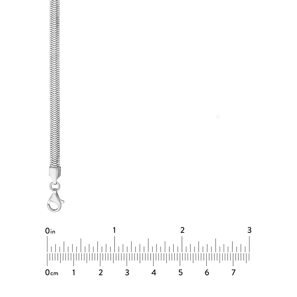 4.20mm D/C Flat Oval Snake Chain
