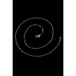 45 CM Wave Chain Necklace - Rose Gold