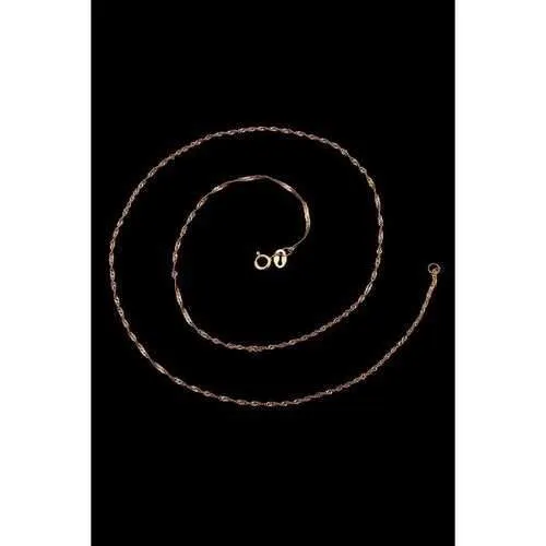 45 CM Wave Chain Necklace - Rose Gold