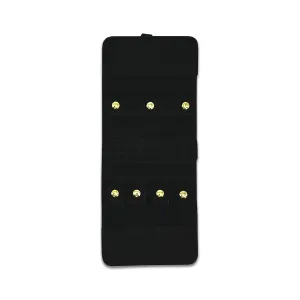 4" x 9 1/2" Microfiber Combination Storage Jewelry Roll