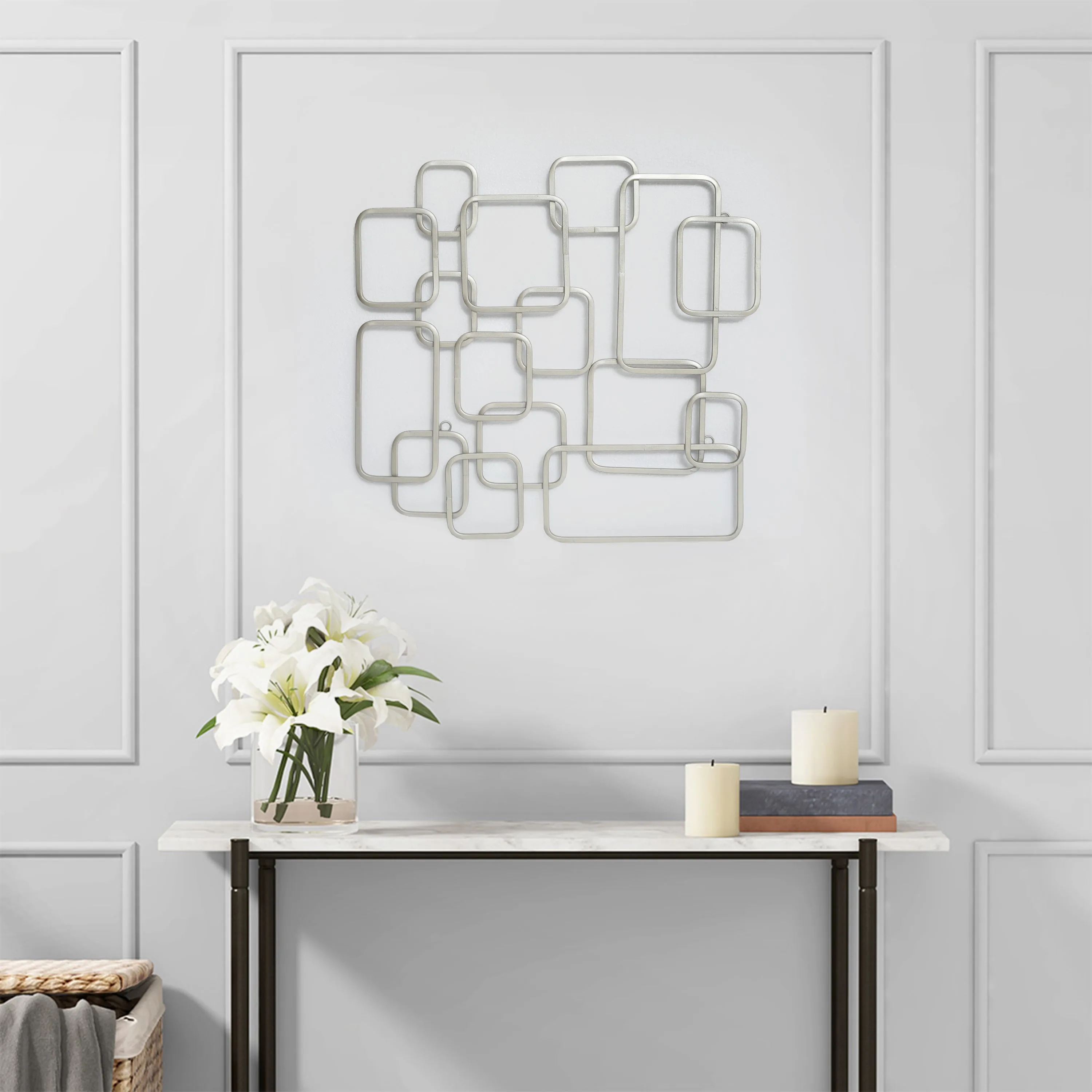 5970 - Elara Silver Wall Décor