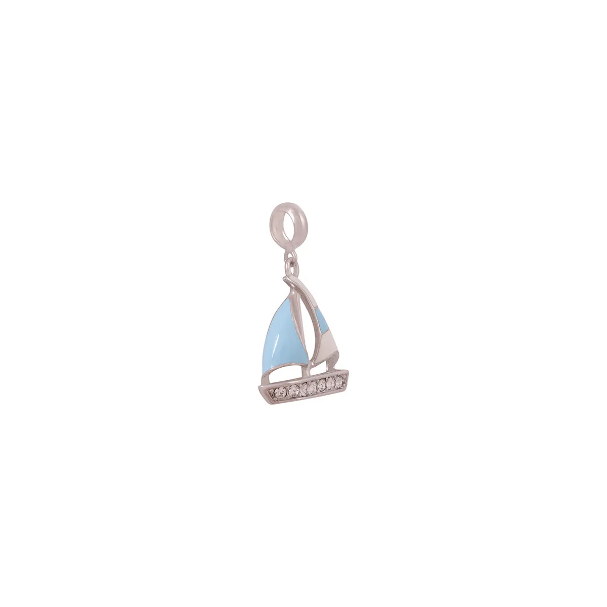 925 Sterling Silver Sailing pendant