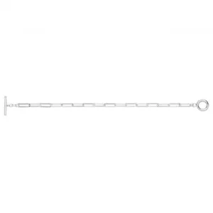 Acotis Silver Bracelet Paper Clip G3385B