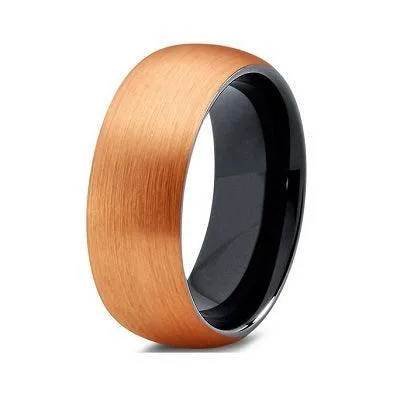 ADEFT  - GOLD BRUSHED MENS RING