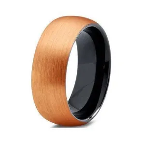 ADEFT  - GOLD BRUSHED MENS RING