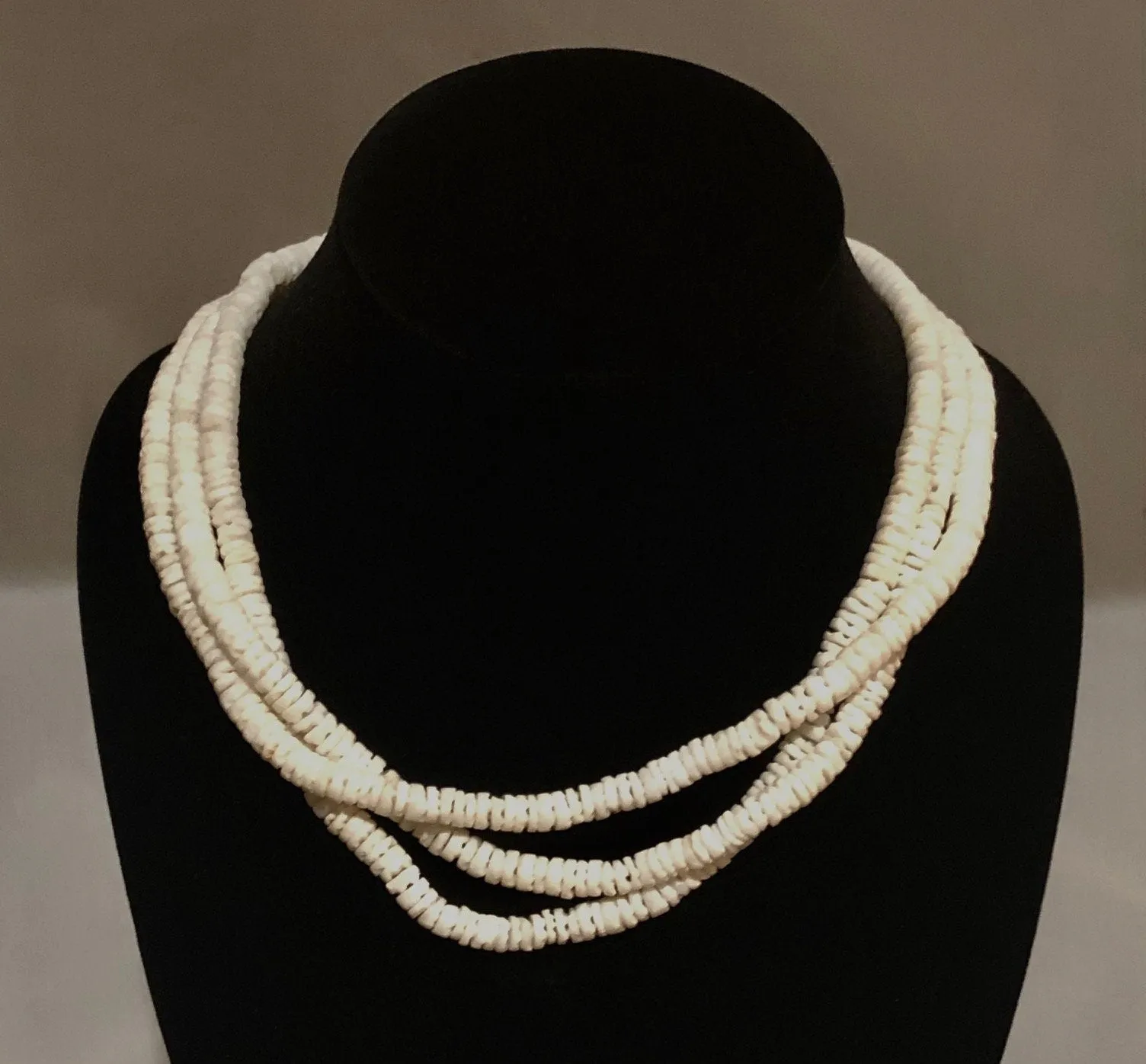 African White Shell Necklace | West African Shell Necklace | African Shell Necklace | Tribal & Ethnic | Afrocentric