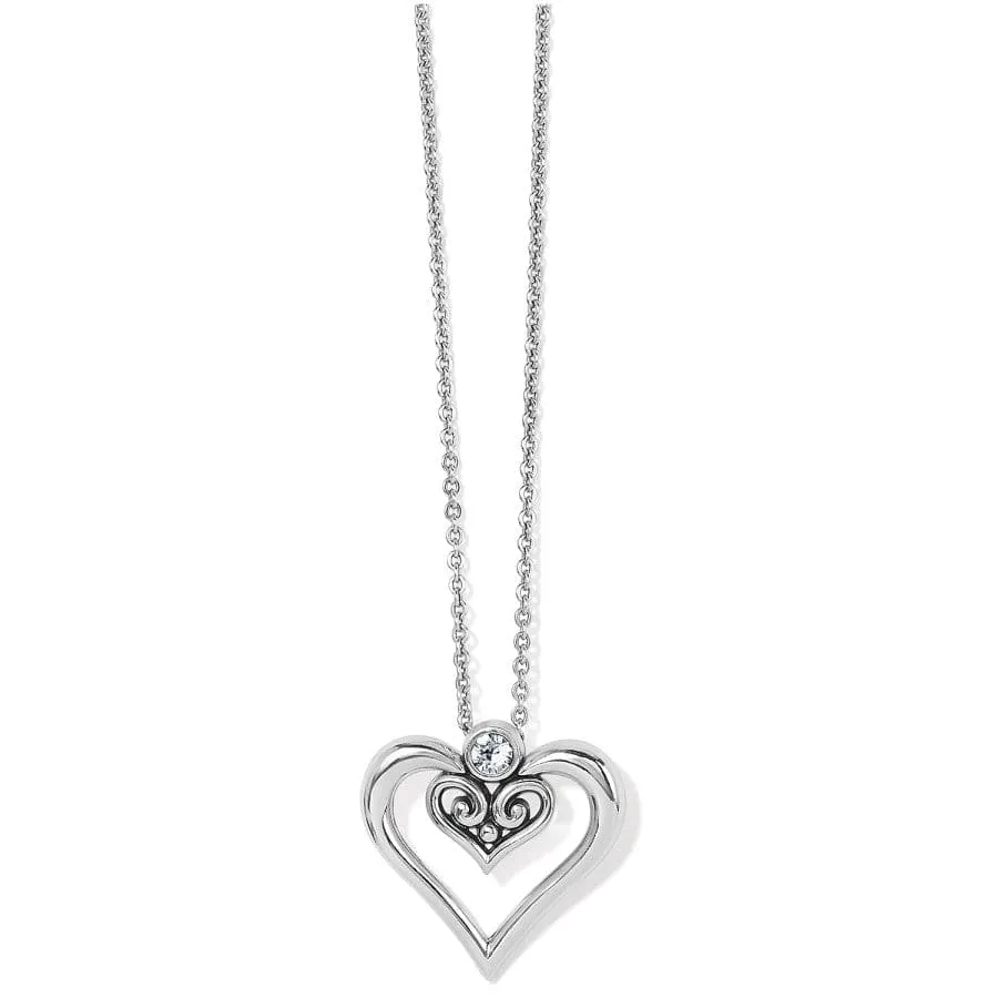 Alcazar Duet Heart Necklace by Brighton