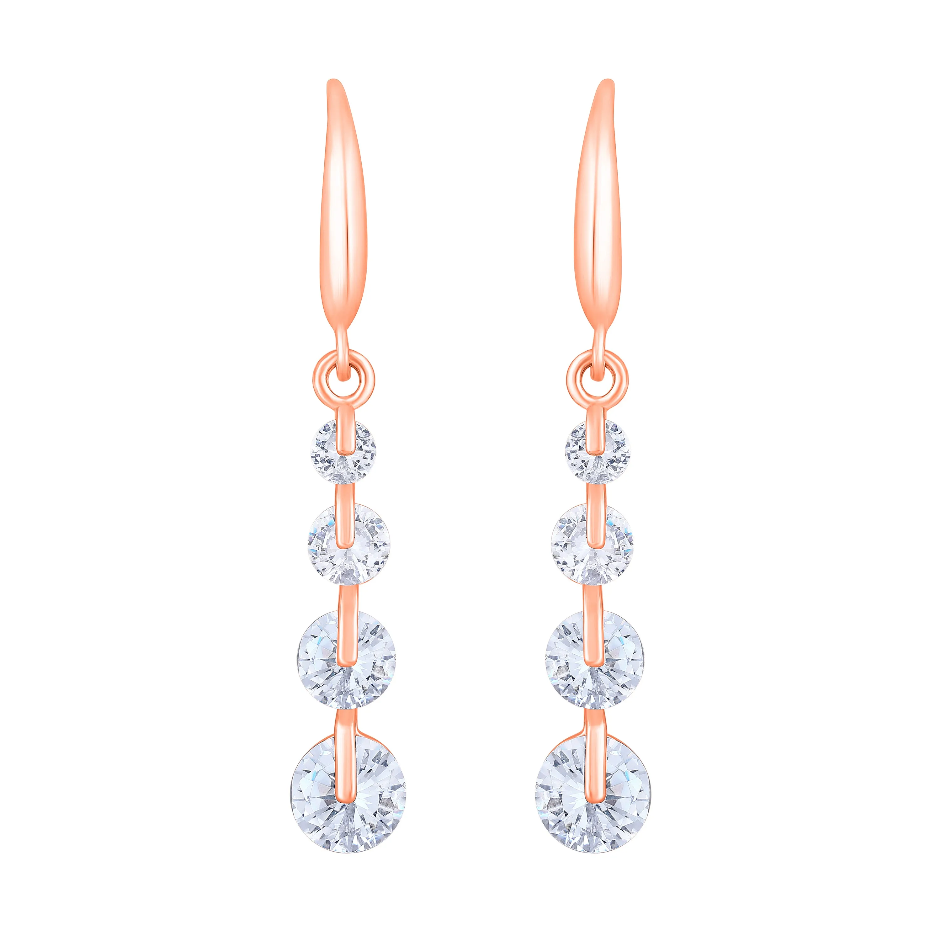 American Diamond Sparkling Dangle Earrings