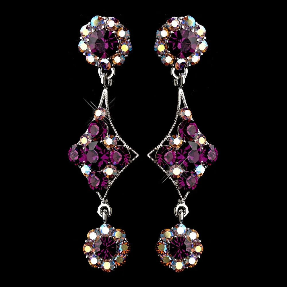 Amethyst Earring Set 1265
