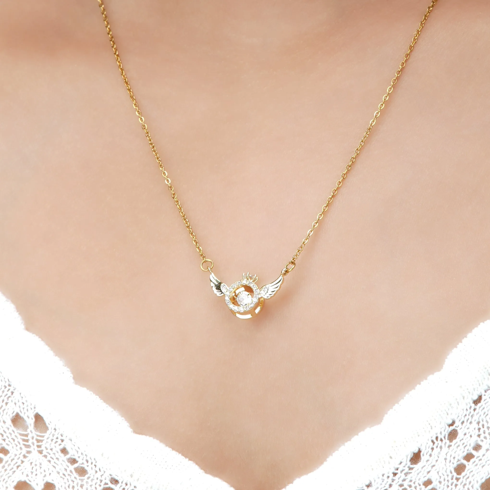 Angel Ring Necklace