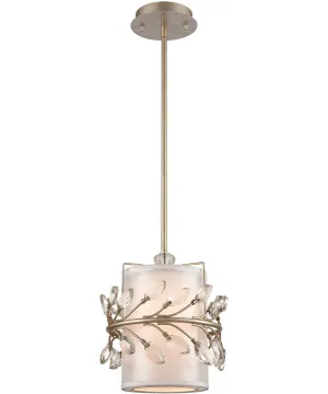 Asbury 1-Light mini pendant  Aged Silver