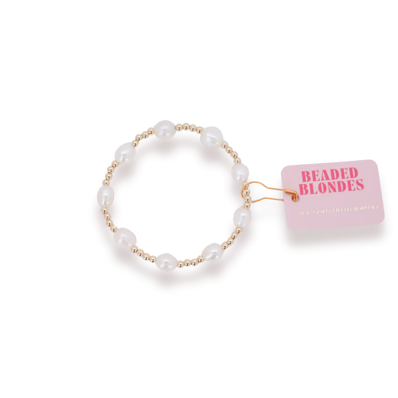 Beaded Blondes 'Ellie Pearl Bracelet'