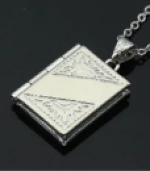 Beautiful Book Photo Pendant