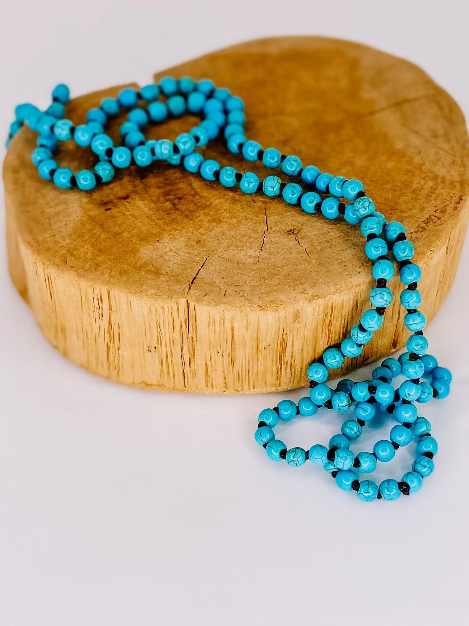 Becky Beaded Necklace Turquoise