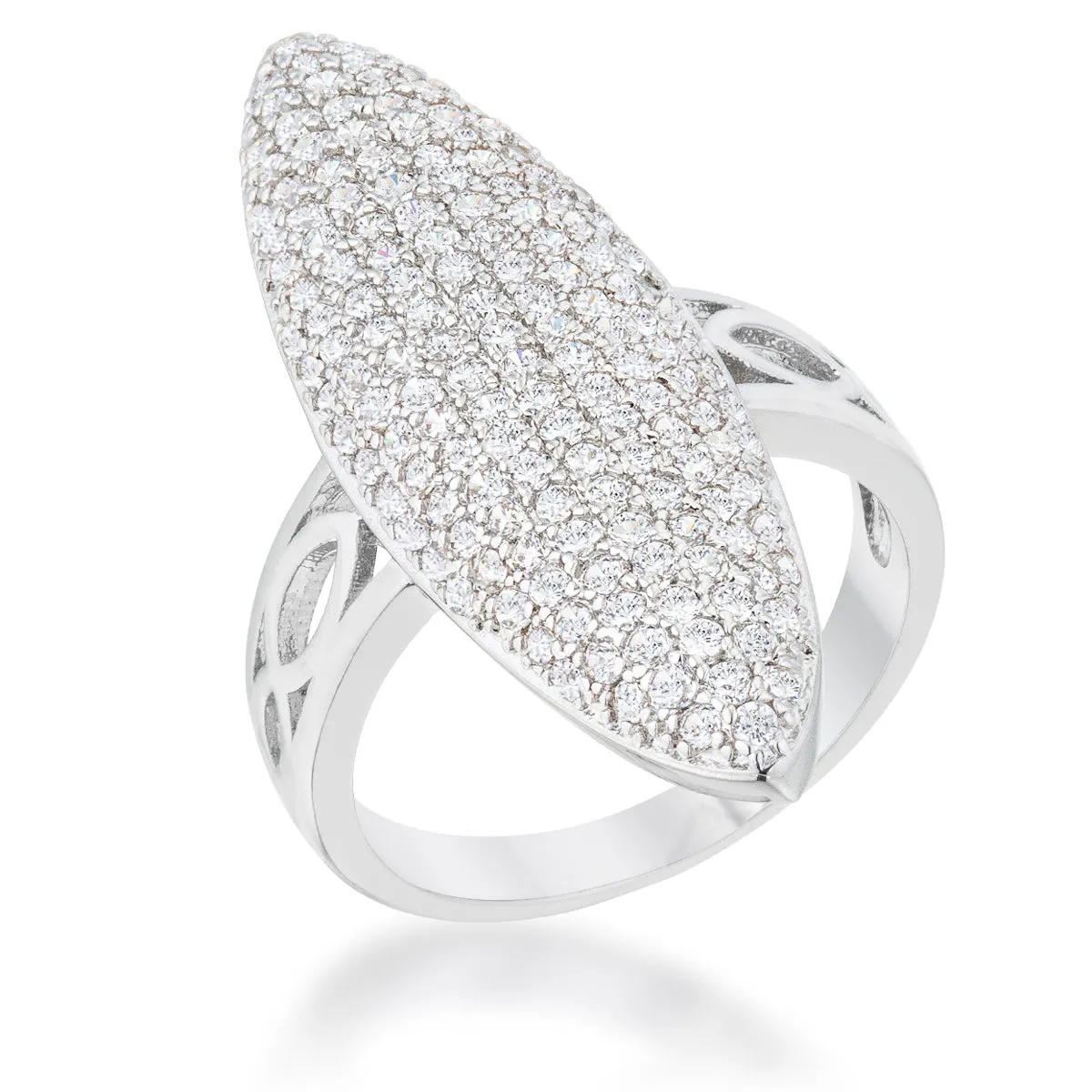 Bella 2.3ct CZ Contemporary Cocktail Ring