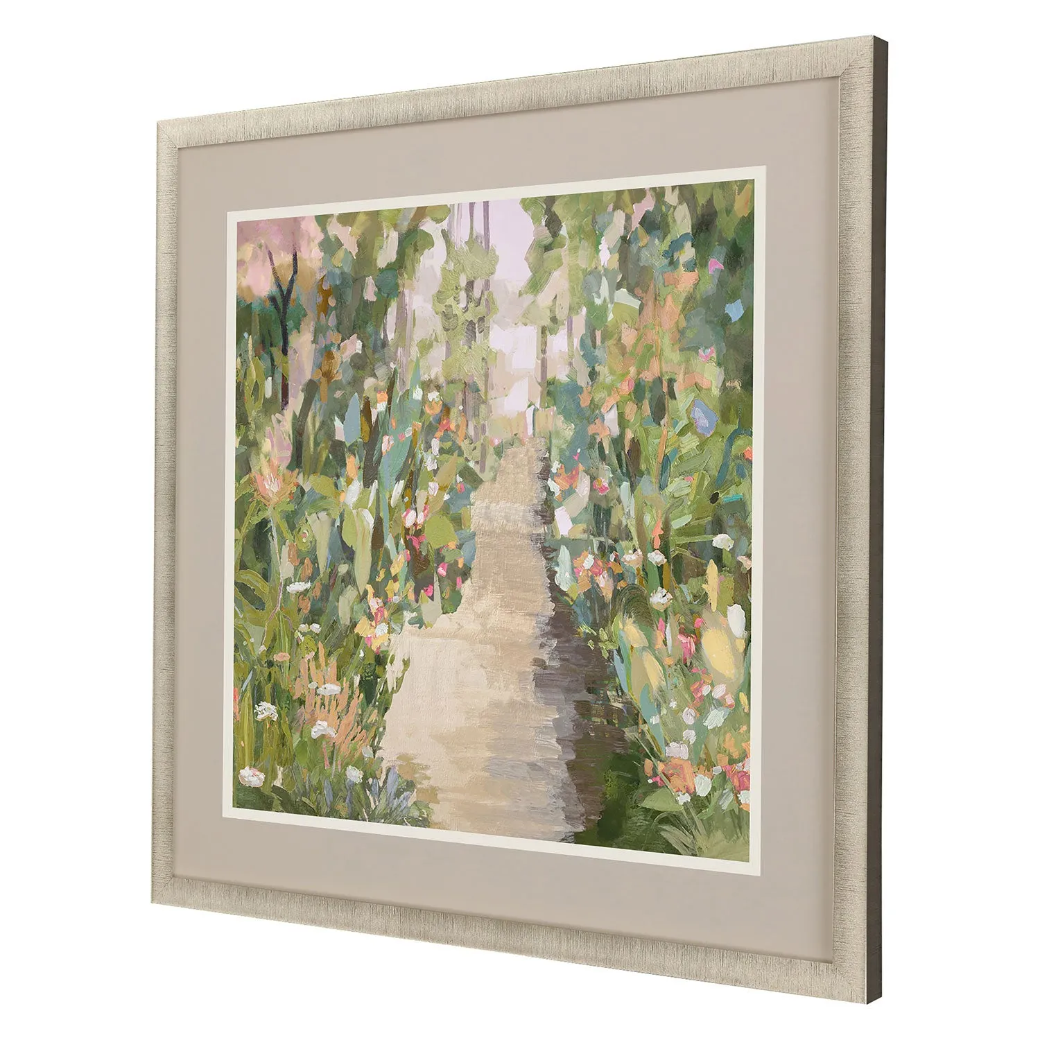 Bello Garden Delight Lane Framed Art