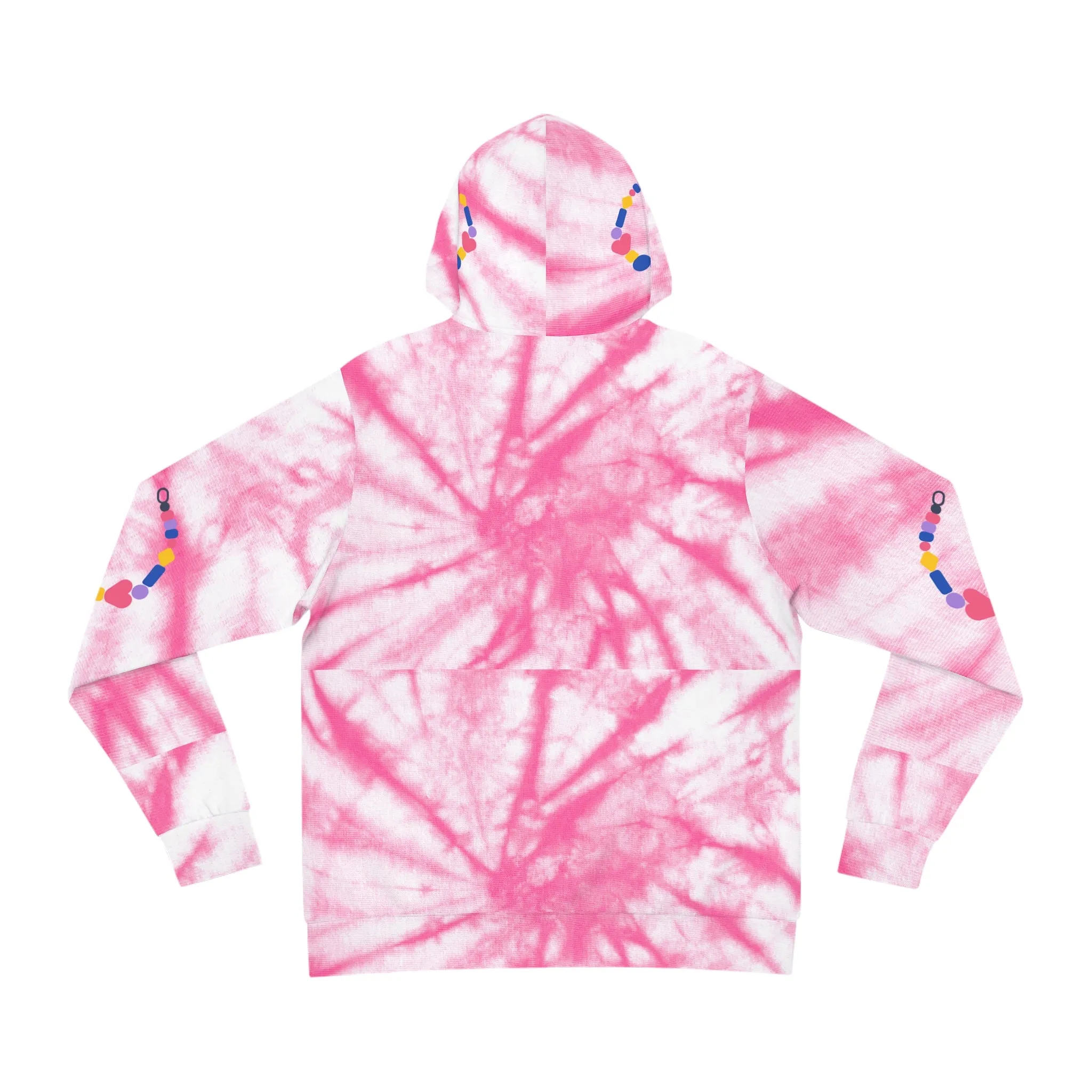 Bestie Bracelets & Tie Dye Paired Paws Pullovers Human Hoodie