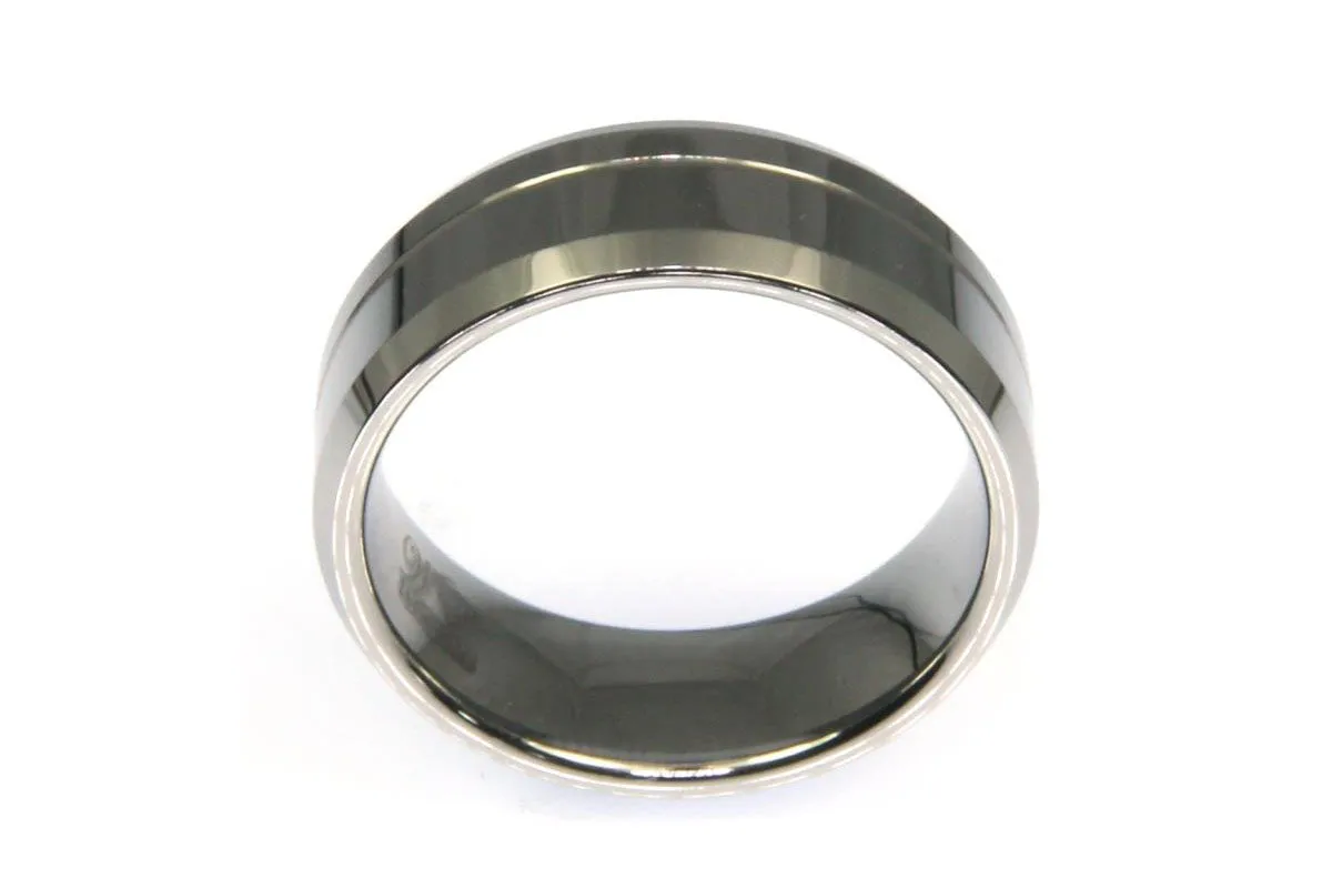 Beveled Edge with Offset Line Band