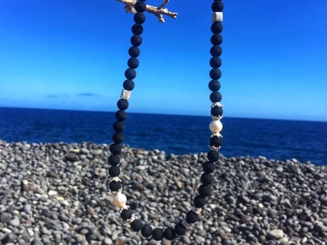 Black Etna Lava Necklace