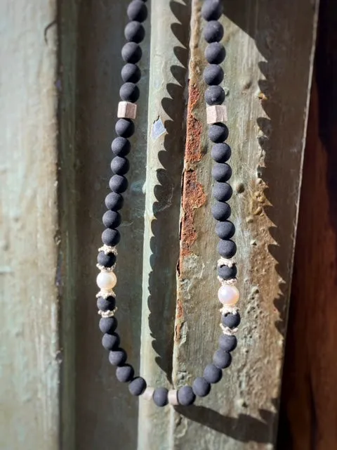 Black Etna Lava Necklace