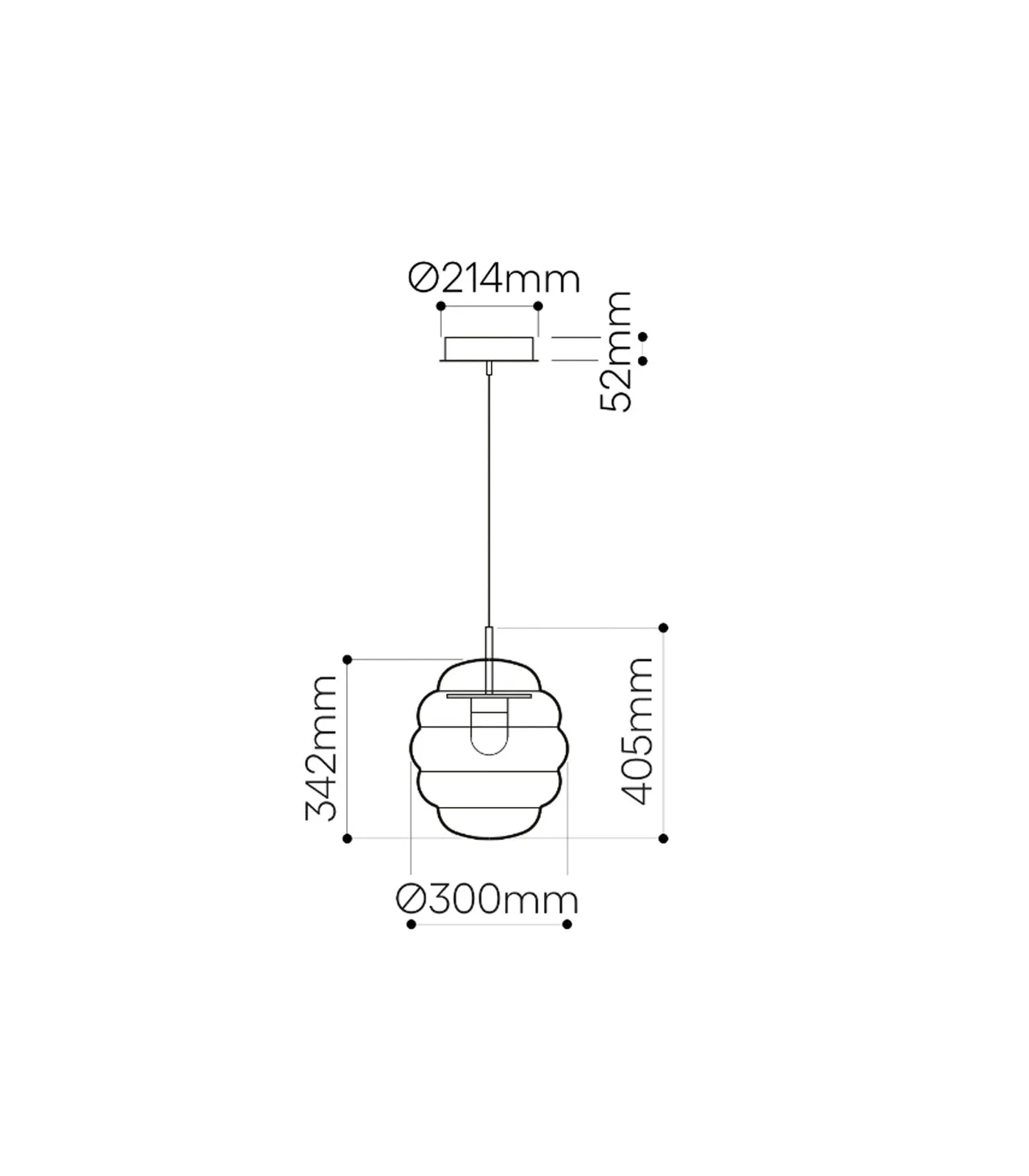 Blimp Pendant Light