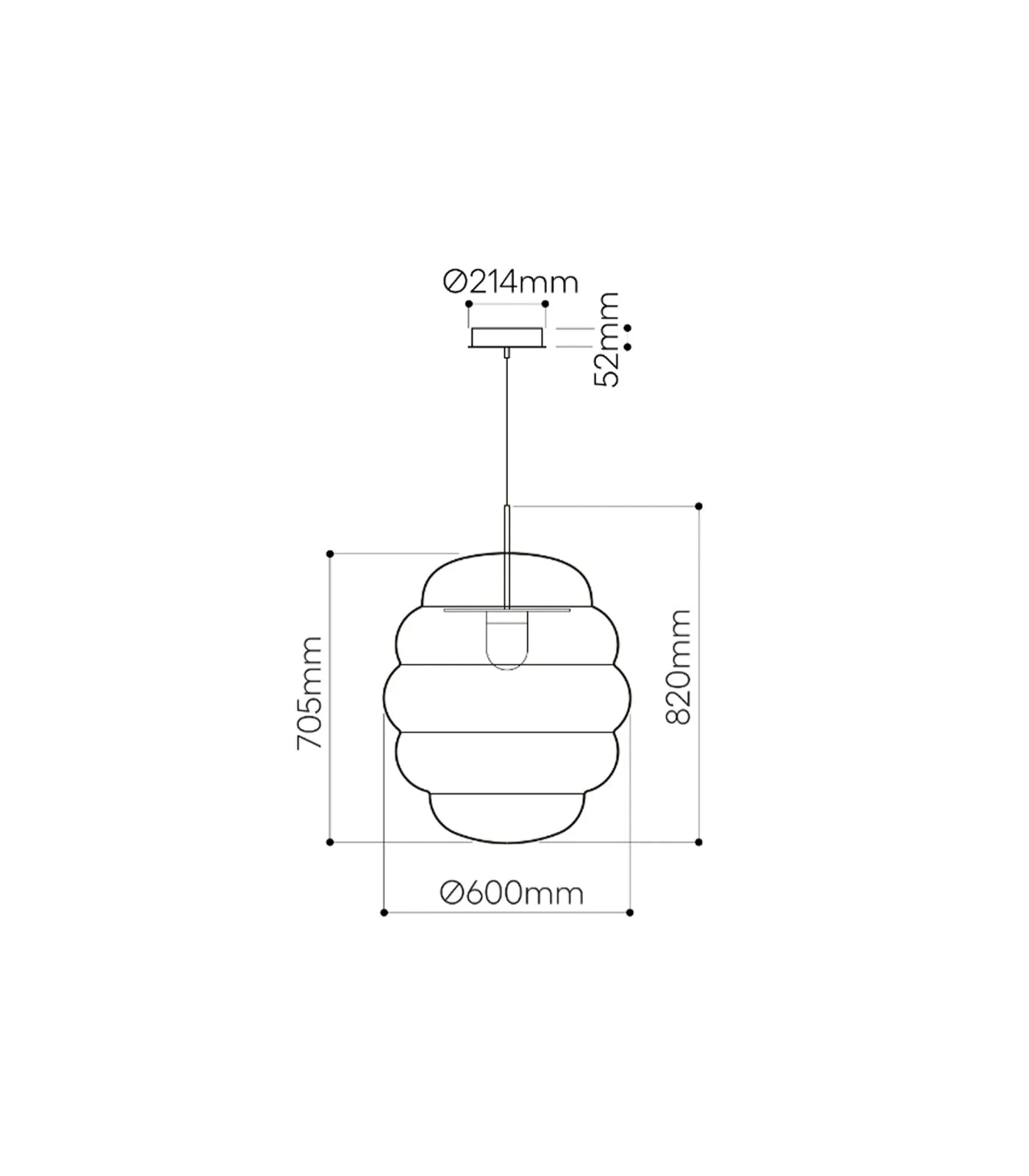 Blimp Pendant Light