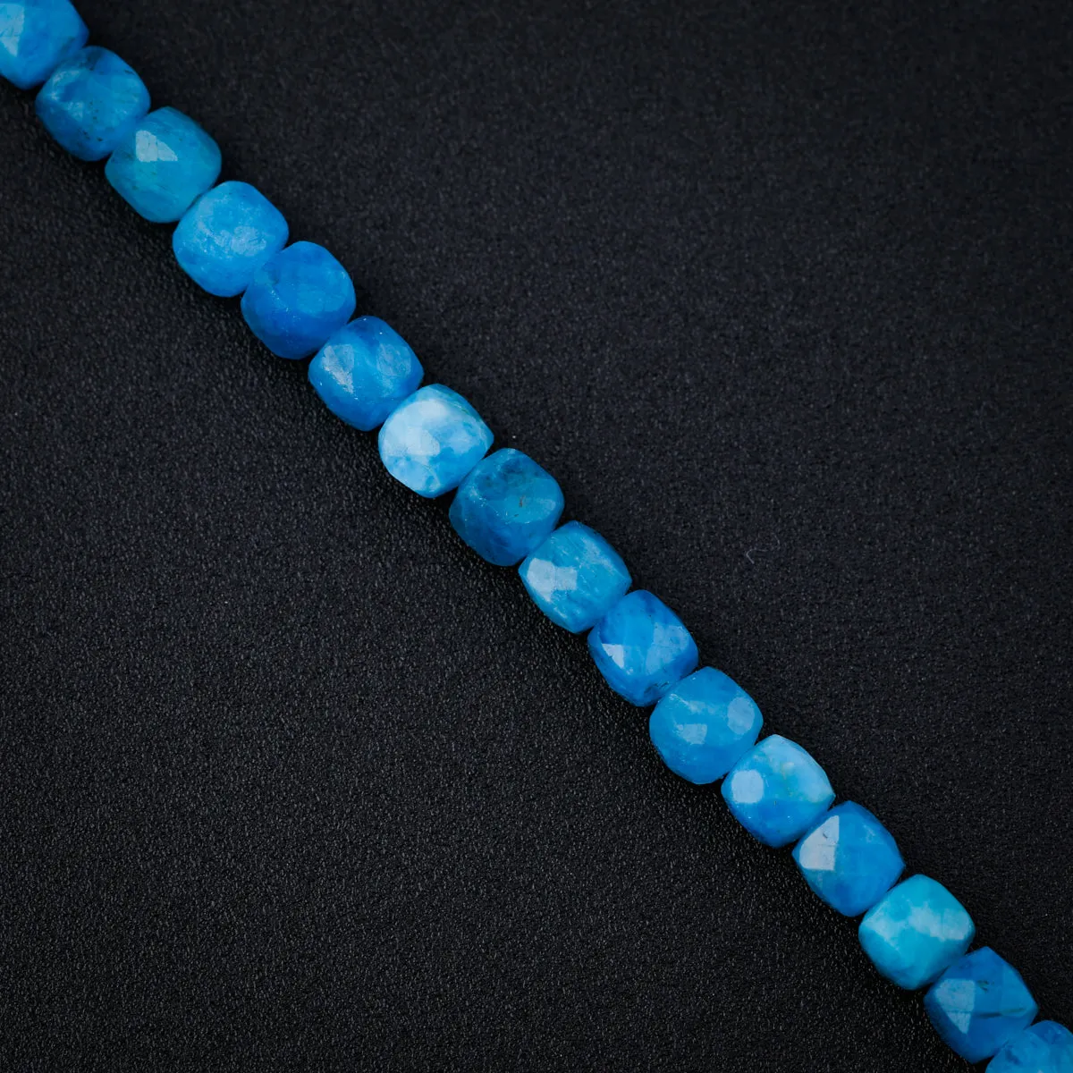 Blue Apatite Silver Necklace