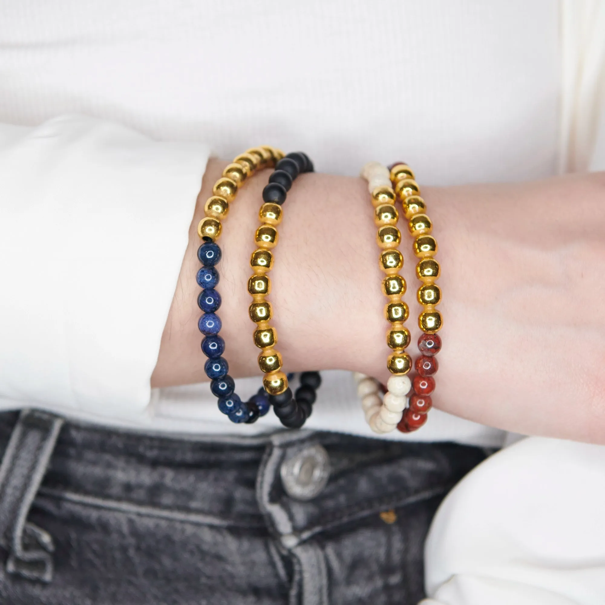 BODHI CHUNKY BEADED BRACELET
